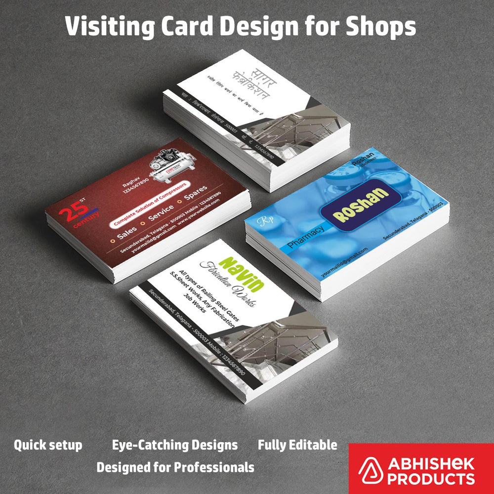 10/10 প্রফেশনাল ভিজিটিং কার্ড ডিজাইন ফাইল - 100 CDR v11 টেমপ্লেট ফাইল - সোলার, বুক শপ, স্টেশনারী, ফার্মেসি, ফেব্রিকেশন, কম্প্রেসার, এন্টারপ্রাইজ, মার্কেটিং, বিল্ডার, খনিজ, নিরাপত্তা পরিষেবা, সিসিটিভি ক্যামেরা