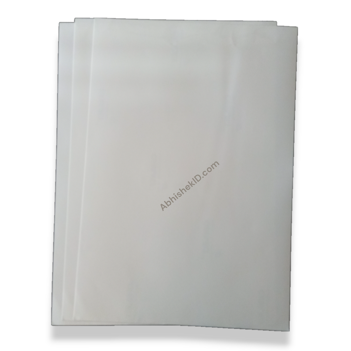 Close-up surface detail of 12x18 AP Vinyl Sticker 130 Mic for waterproof outdoor business signage.