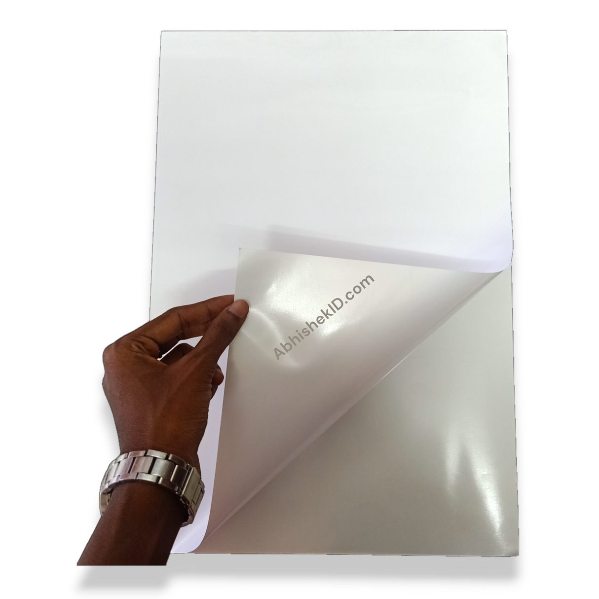 12x18 AP Vinyl Sticker 130 Mic High Glossy Waterproof for industrial grade product packaging labels.