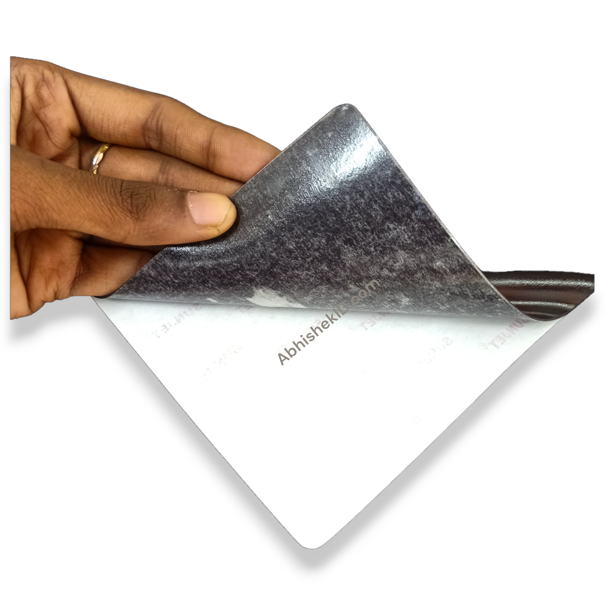 1mm Adhesive Flexible Magnetic Sheet for custom display creation and commercial business signage use.