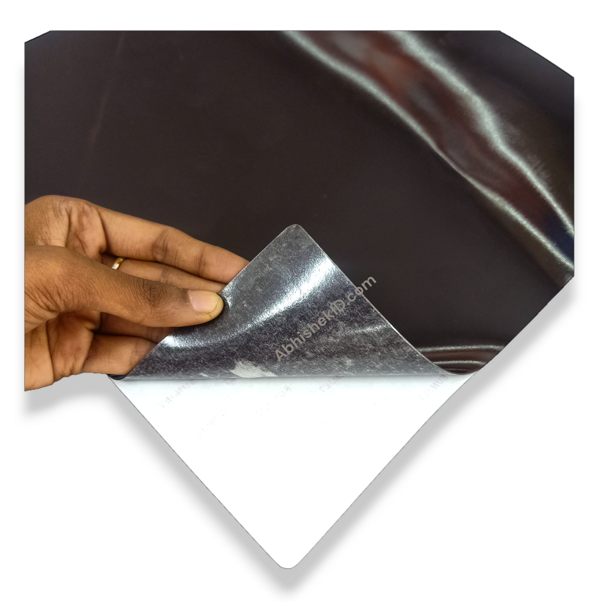 1mm Adhesive Flexible Magnetic Sheet 300x300mm for office whiteboard organization systems and school display projects