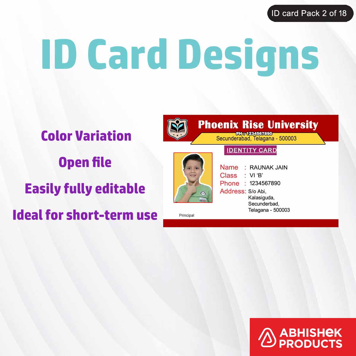 Online tool for creating custom ID badges, suitable for businesses and personal use