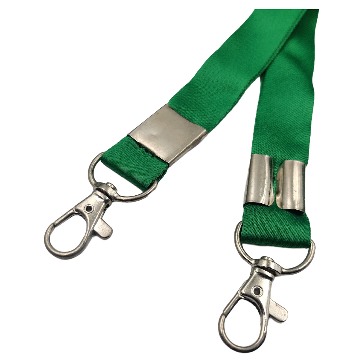 20mm Satin Lever Hook ID Card Lanyard for factory worker identification and manufacturing plant access.