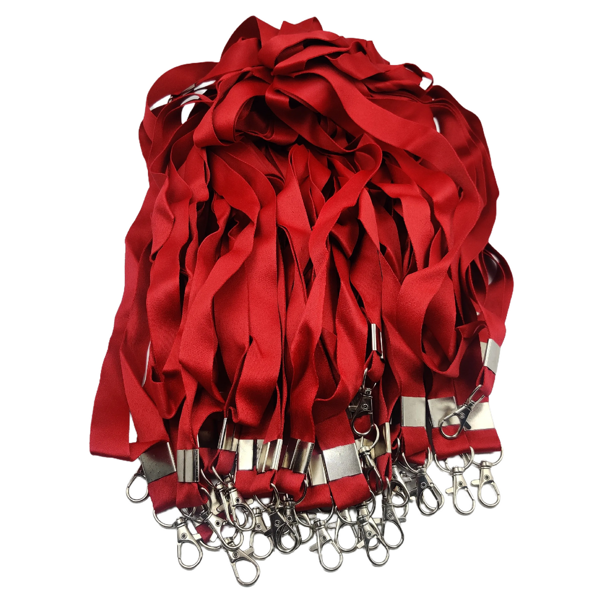 20mm Satin Lever Hook ID Card Lanyard for corporate visitor management and temporary guest IDs.