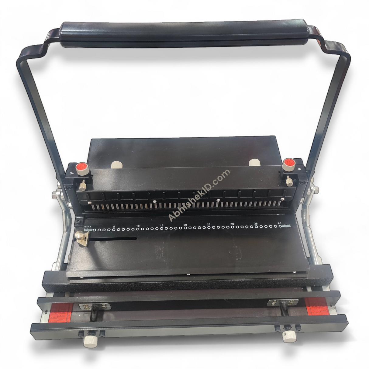 2-in-1 Spiral Wire Binding Machine for manual punching A4 documents in commercial office use.