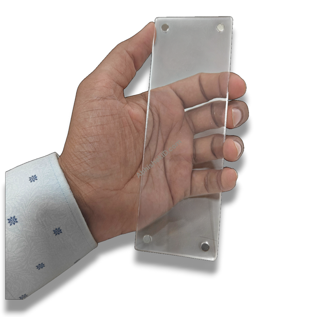 2x6 Inch Acrylic Polaroid Strip Magnetic Photo Frames for retail photo merchandise and commercial displays.