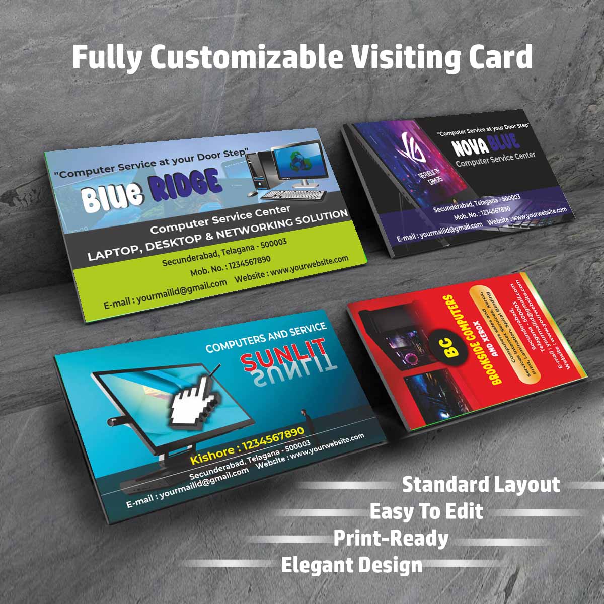 3/10 बिजनेस विजिटिंग कार्ड डिज़ाइन फ़ाइलें - 100 CDR v11 टेम्प्लेट फ़ाइलें - पियानो क्लास, माइंड ट्रेनिंग, म्यूज़िक क्लास, सिंगिंग क्लास, कंप्यूटर क्लास, कंस्ट्रक्शन, ईंटें, रियल एस्टेट, कूरियर