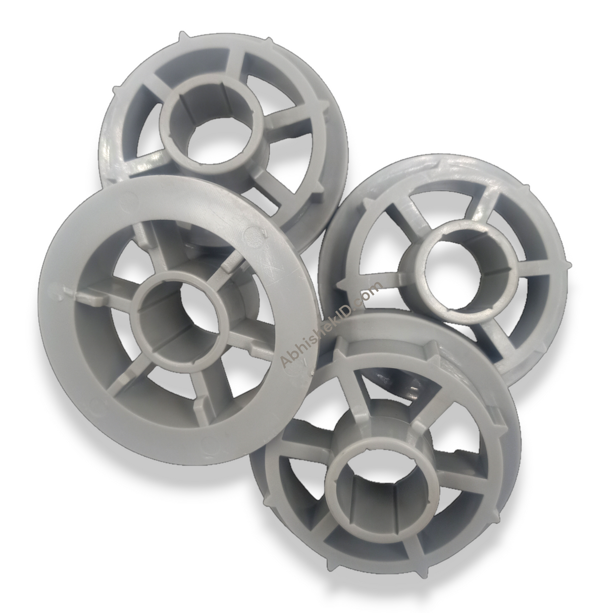 Side angle of 3 Inch Core Bushes Lamination Machine Handles Set for commercial equipment upgrades.