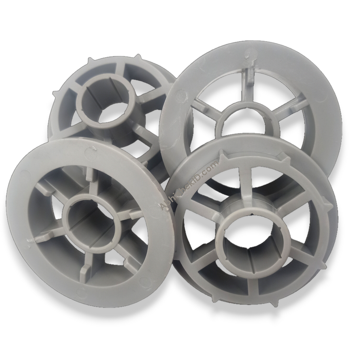 Set of 4 3 Inch Core Bushes Lamination Machine Handles for print finishing machinery.