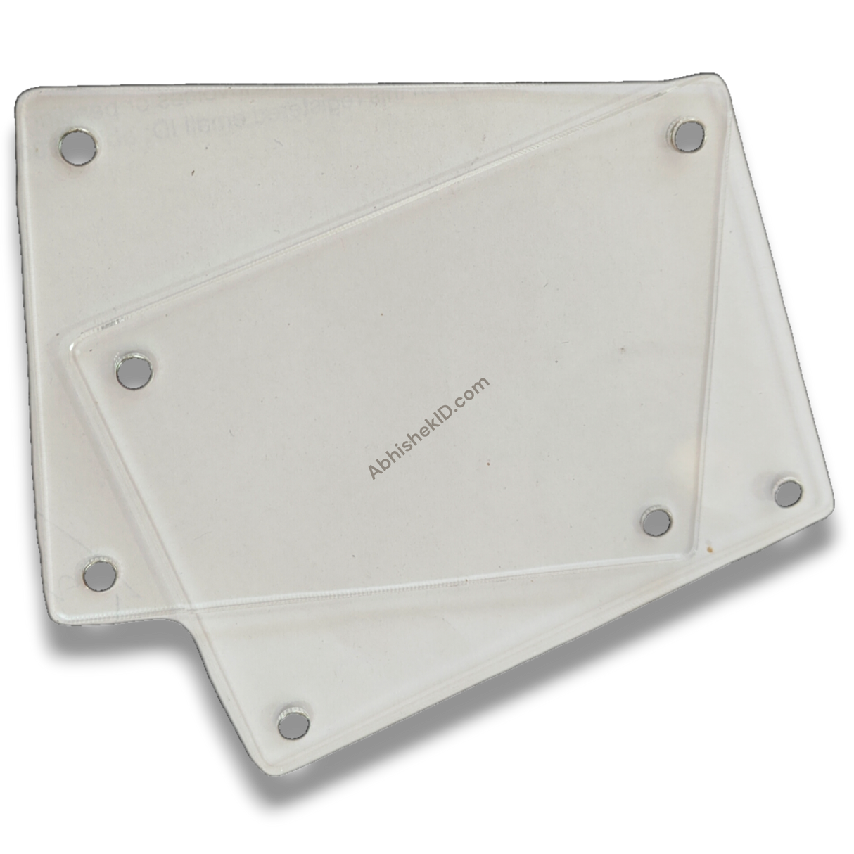 3x4 Inch Acrylic Poloroid Magnetic Photo Frames Rectangle Fridge Magnet Frames | Without Print