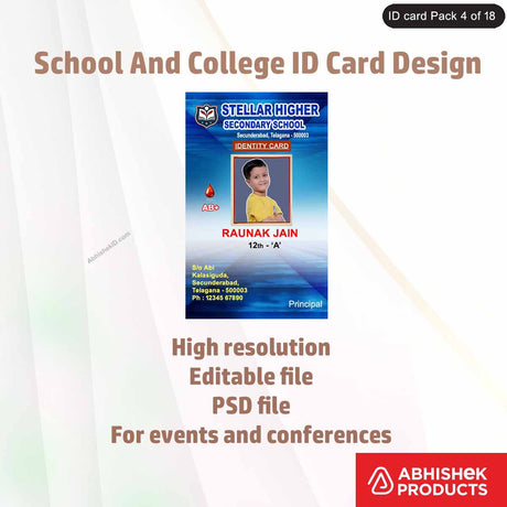 Online tool for making employee ID cards, perfect for corporate and professional use