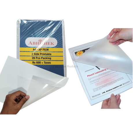 438 A4 AP FILM 20 Sheets 20 PCS A4 250 MIC LAMINATION POUCH FOR ID CARDS