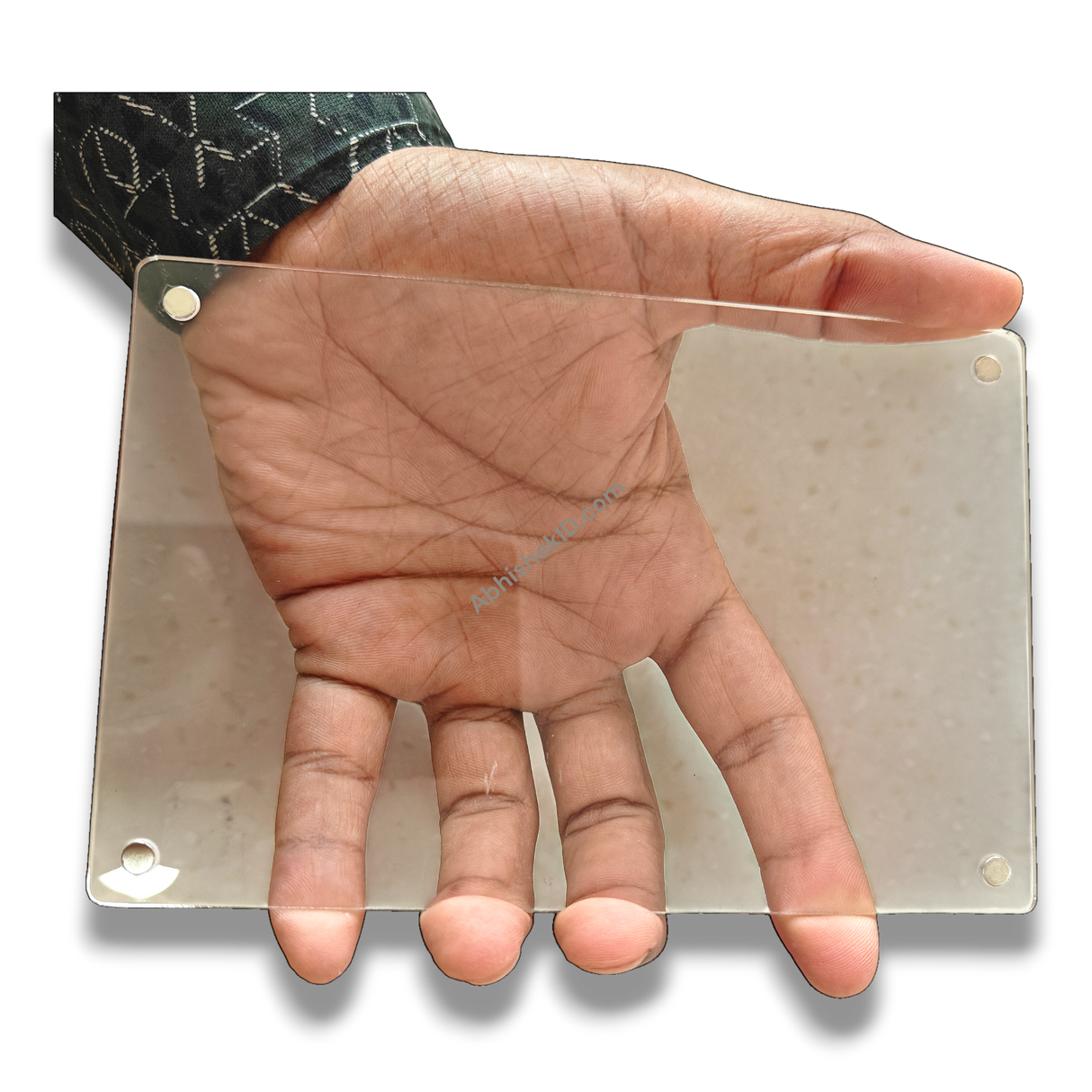 4x6 Acrylic Magnetic Photo Frames with magnetic backing for commercial inventory and DIY picture framing.