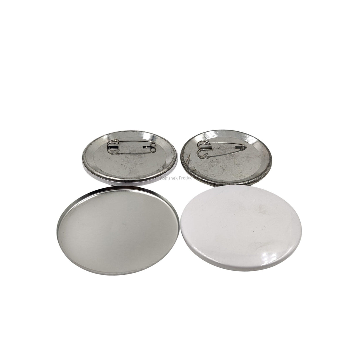 58mm Metal Button Badge Raw Material blank supplies for personalized campaign pins and election badges