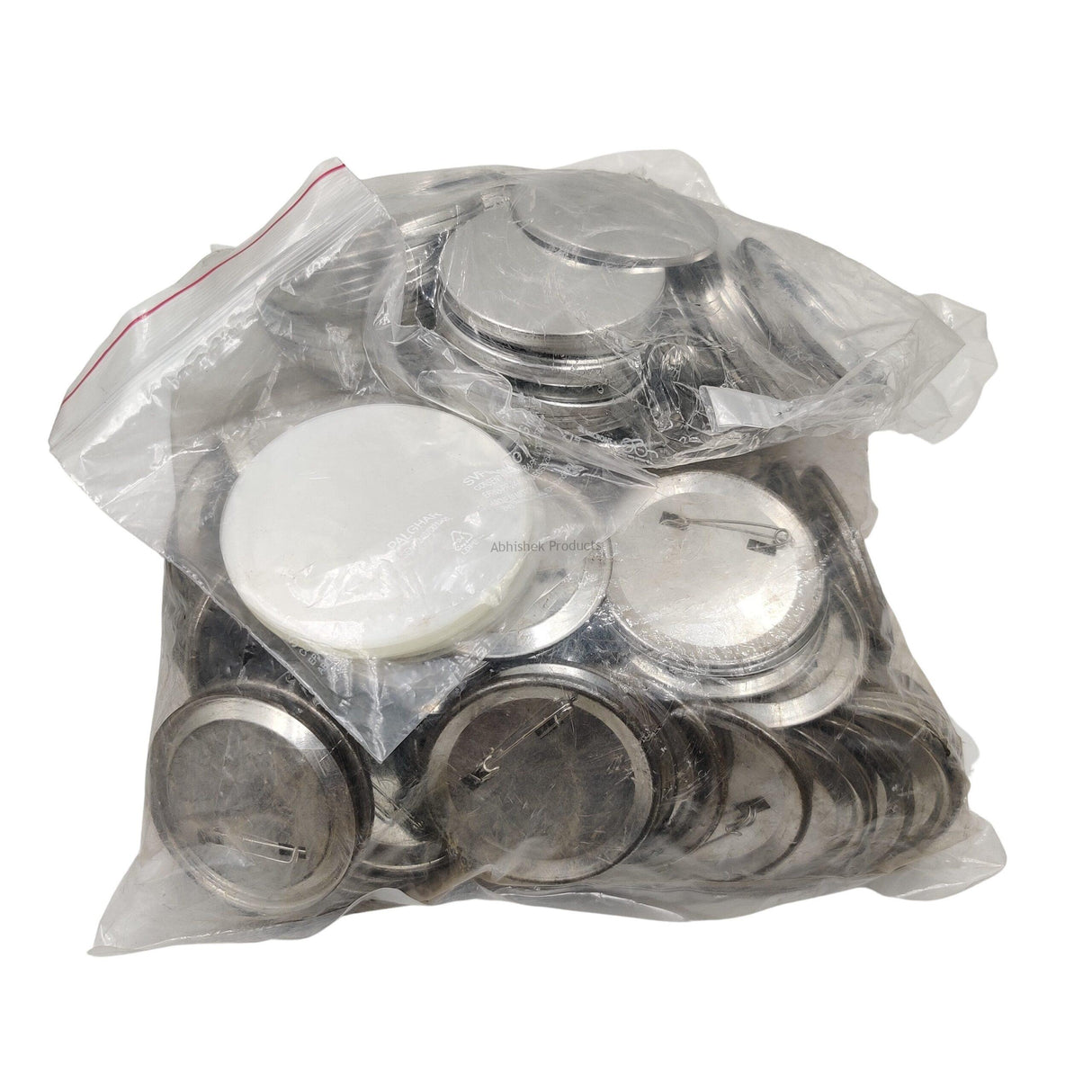 58mm Metal Button Badge Raw Material blank badge kits for high-volume custom corporate gift production