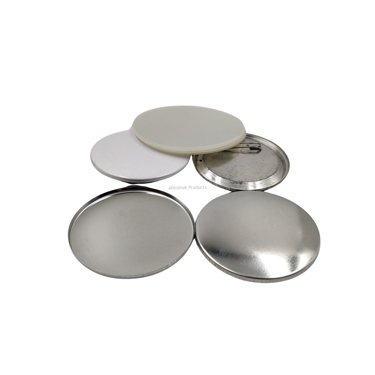 58mm Metal Button Badge Raw Material metal backs for printing custom marketing campaign pin accessories