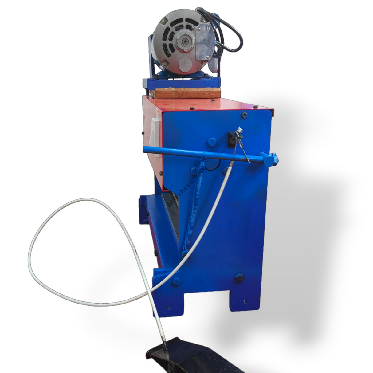 A3 5mm Electric Spiral Binding Machine handling thick paper stacks for institutional publishing services.