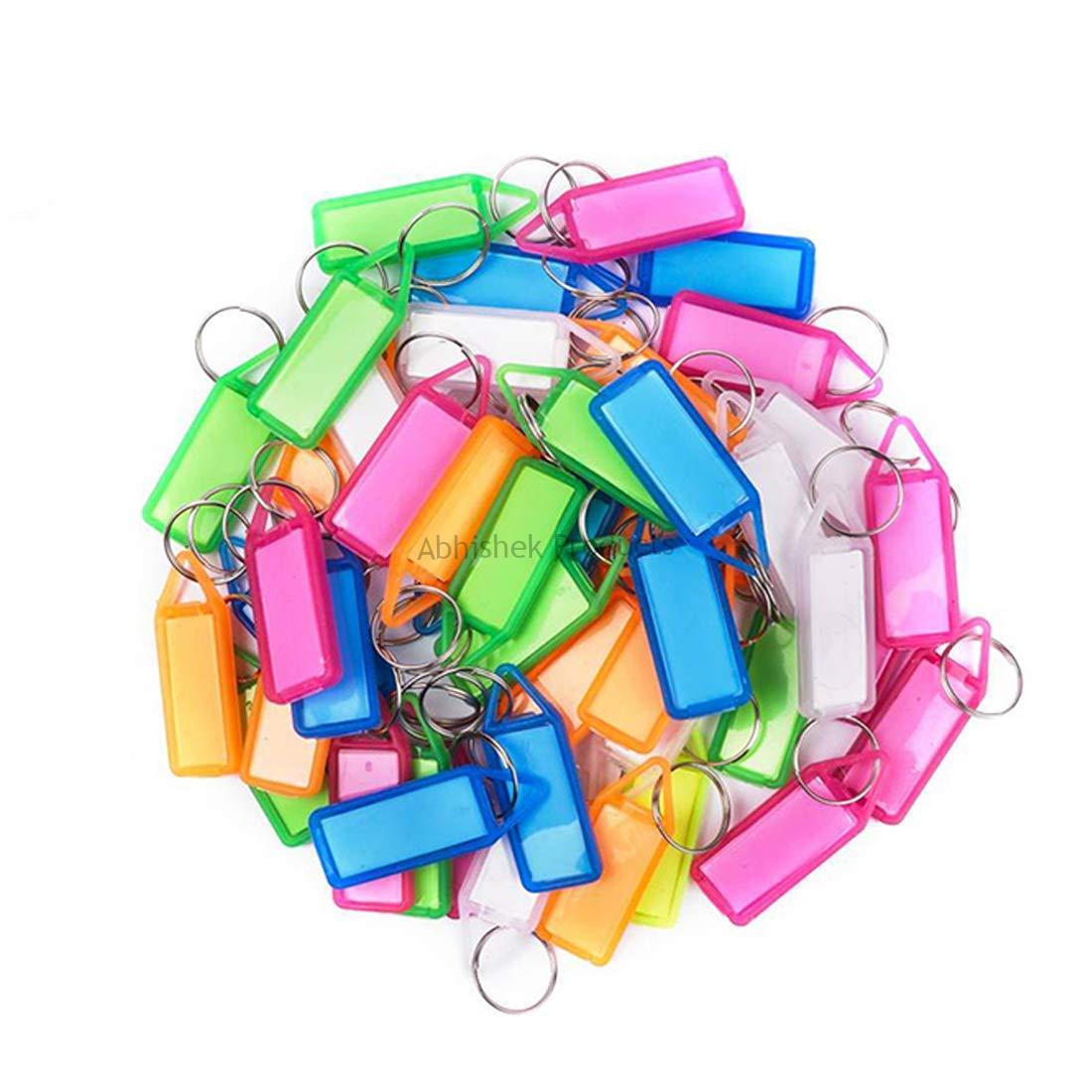 Multicolor Key Tags with Labels | Keychain Set for Organizers - View 6 - abhishekid.com