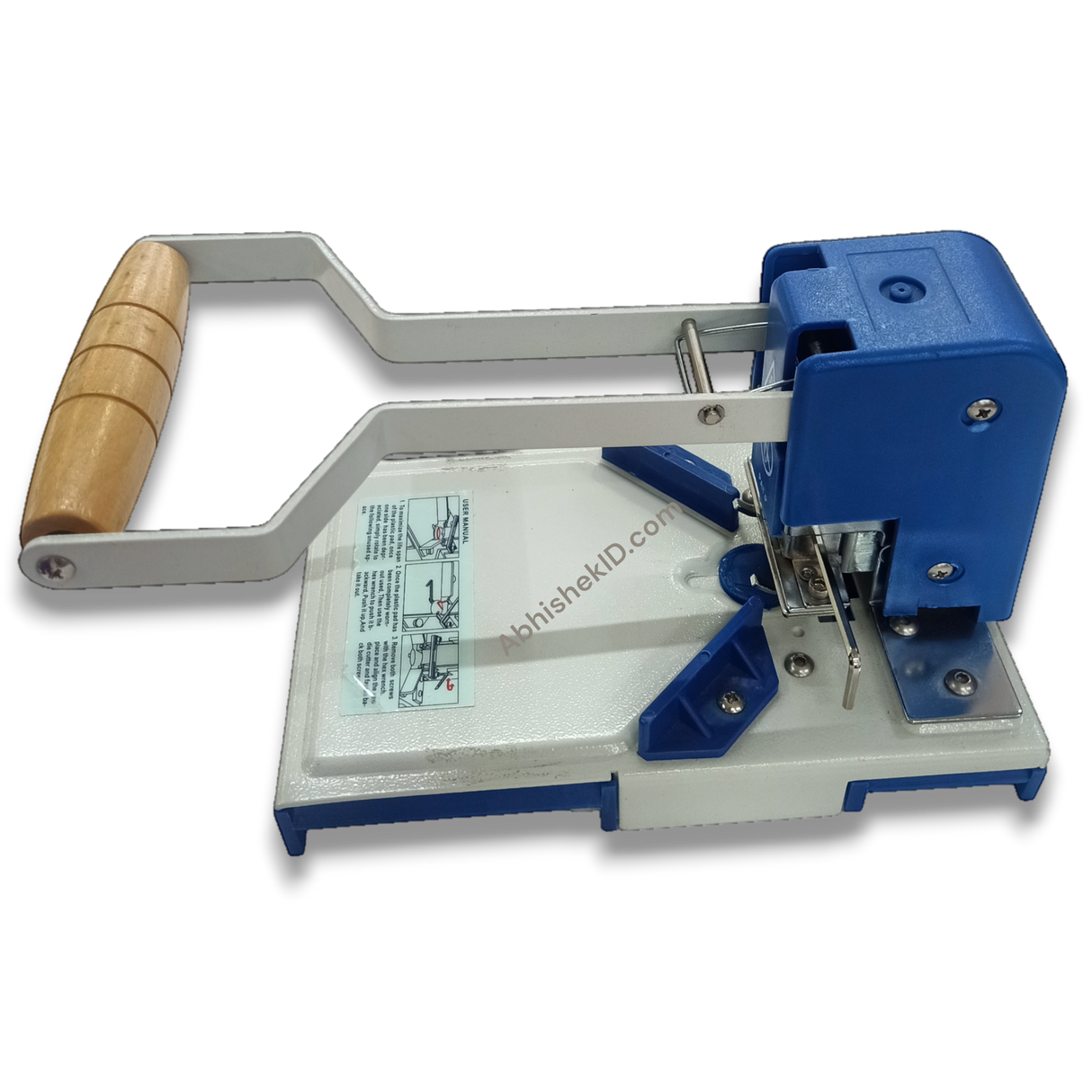 6mm Radius Blue Smart Corner Cutter precision trimming die for bulk brochure production workflows