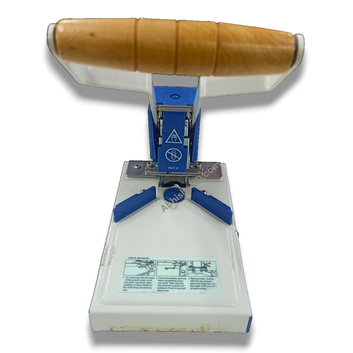 6mm Radius Blue Smart Corner Cutter processing 100 pages for bulk document binding applications