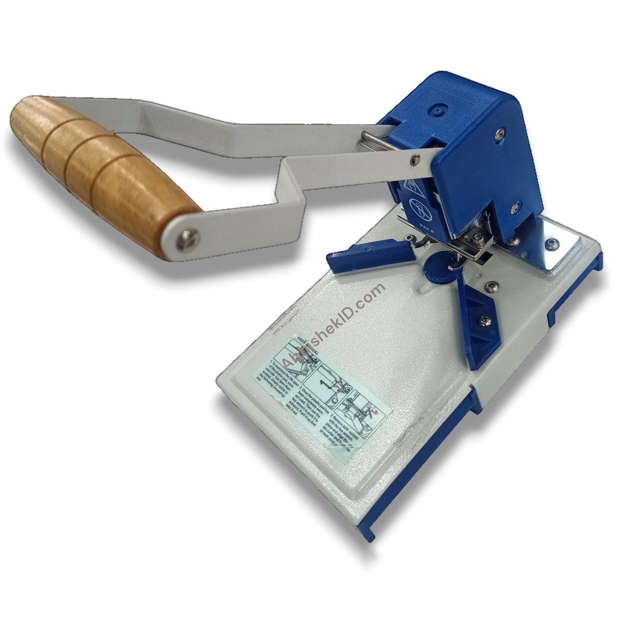 6mm Radius Blue Smart Corner Cutter 70 GSM paper capacity for professional stationery manufacturing