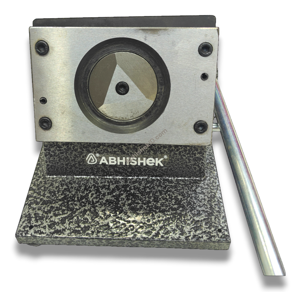 70mm round hardened steel cutting blade for 58mm button badges close-up