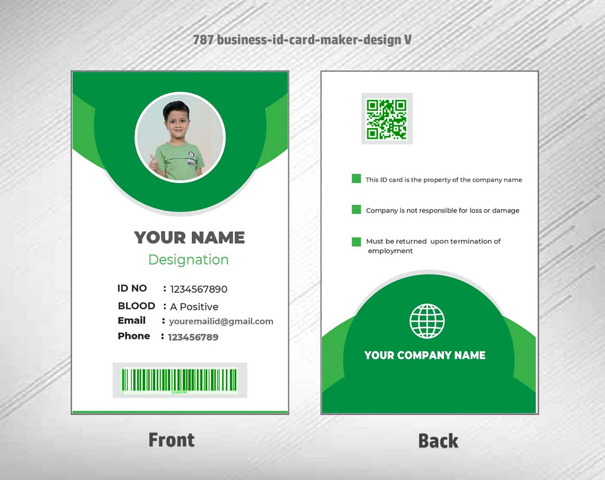 100 ID Card Templates for CorelDraw (CDR) | 100% Editable - View 95 - abhishekid.com