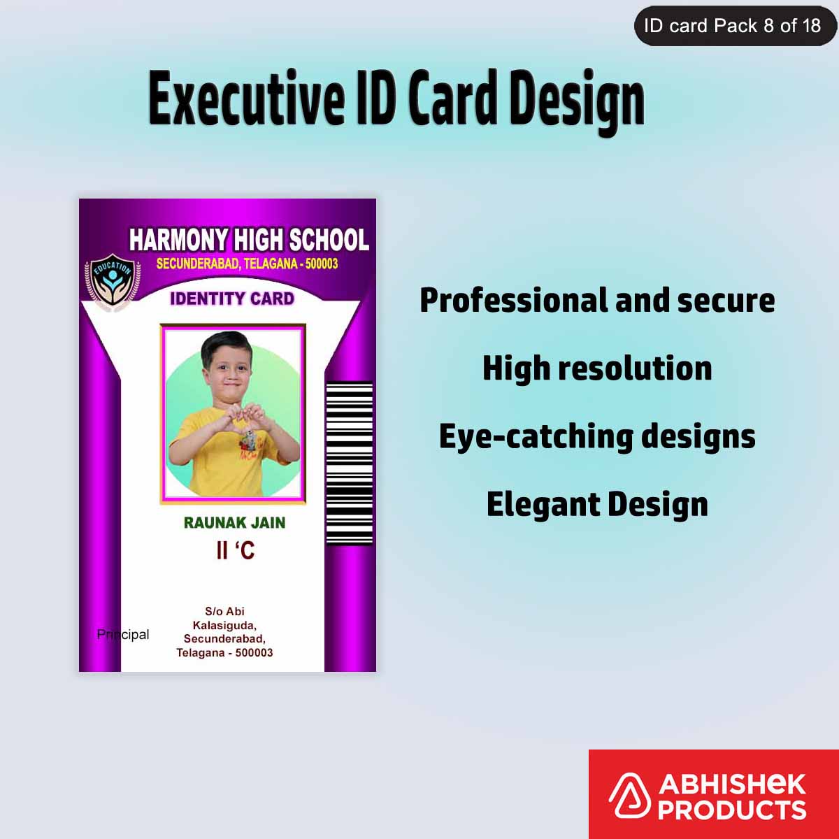 50 Executive ID Card PSD Templates | Professional - View 37 - abhishekid.com
