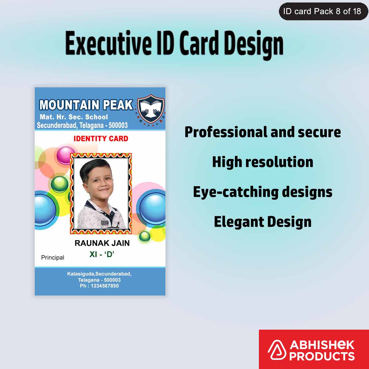 50 Executive ID Card PSD Templates | Professional - View 32 - abhishekid.com