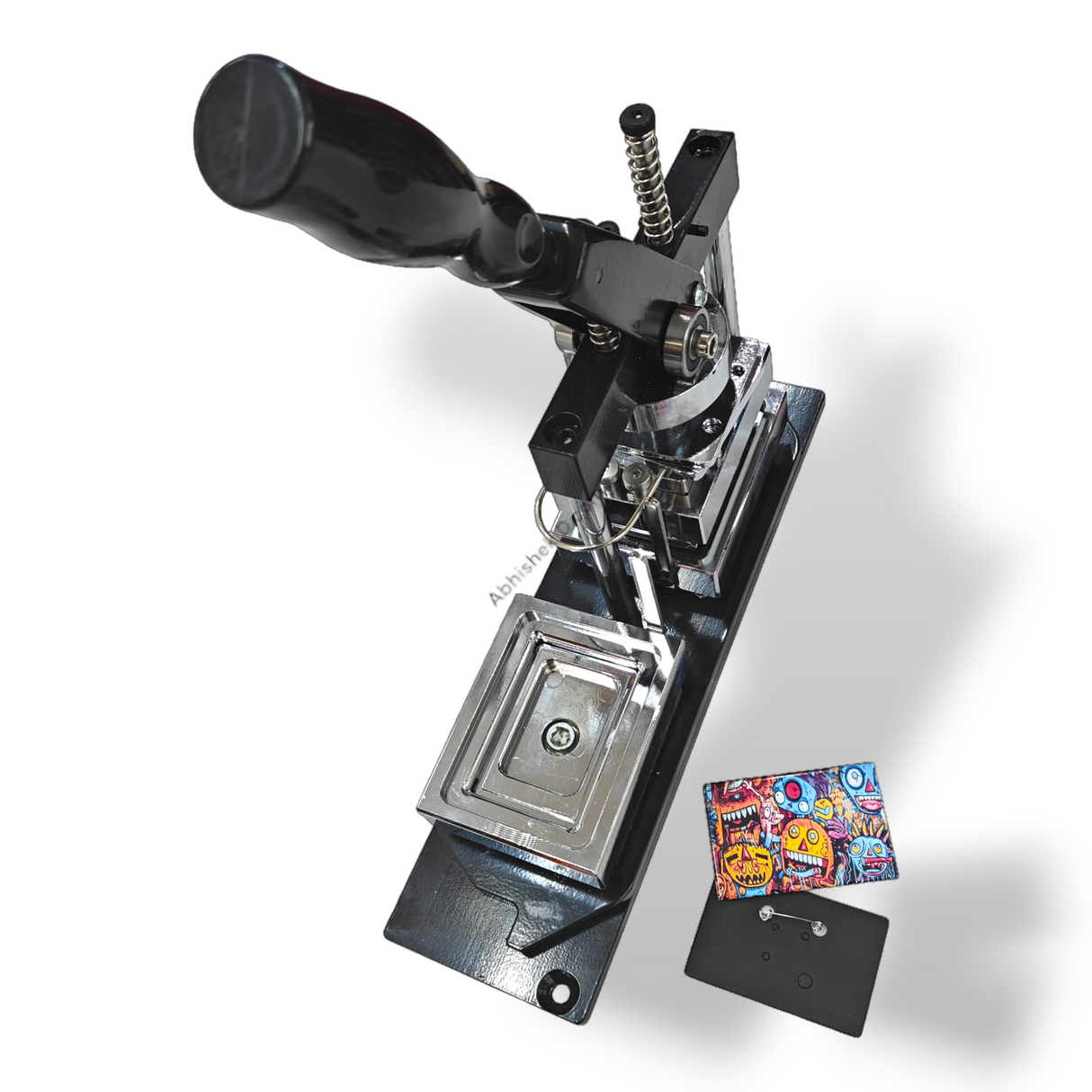 80x53mm Fridge Magnet Machine Set pressure distribution system for consistent gift shop inventory creation.