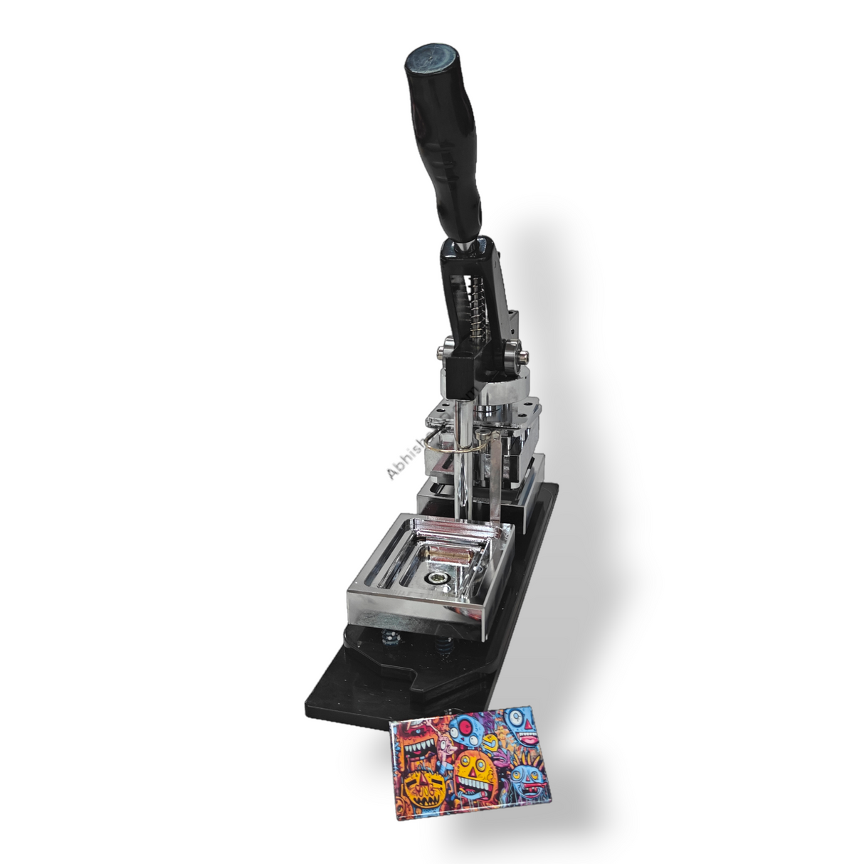 80x53mm Fridge Magnet Machine Set component loading setup for independent artist merchandising lines.