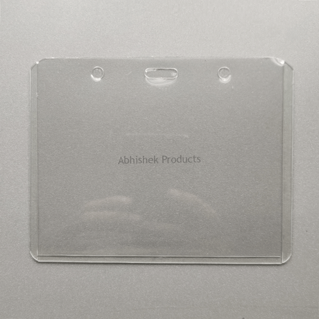 A3 CARD CASE PVC Transparent ID CARD POUCH HORIZONTAL 01