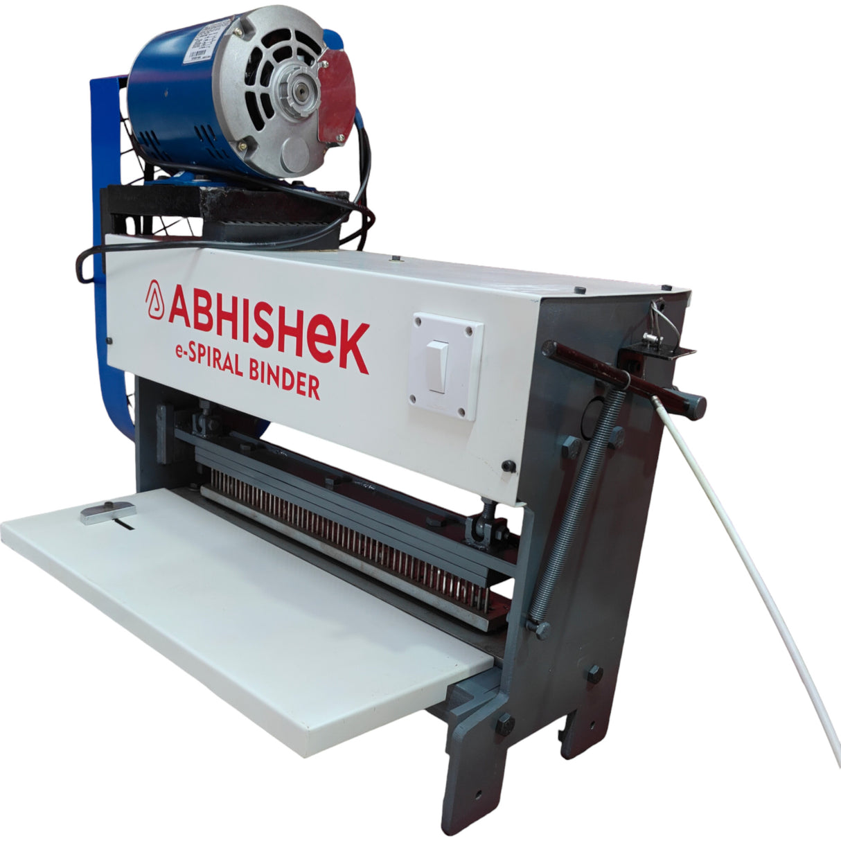 A3 4mm Electric Spiral Binding Machine generating technical specs for engineering firm document control.