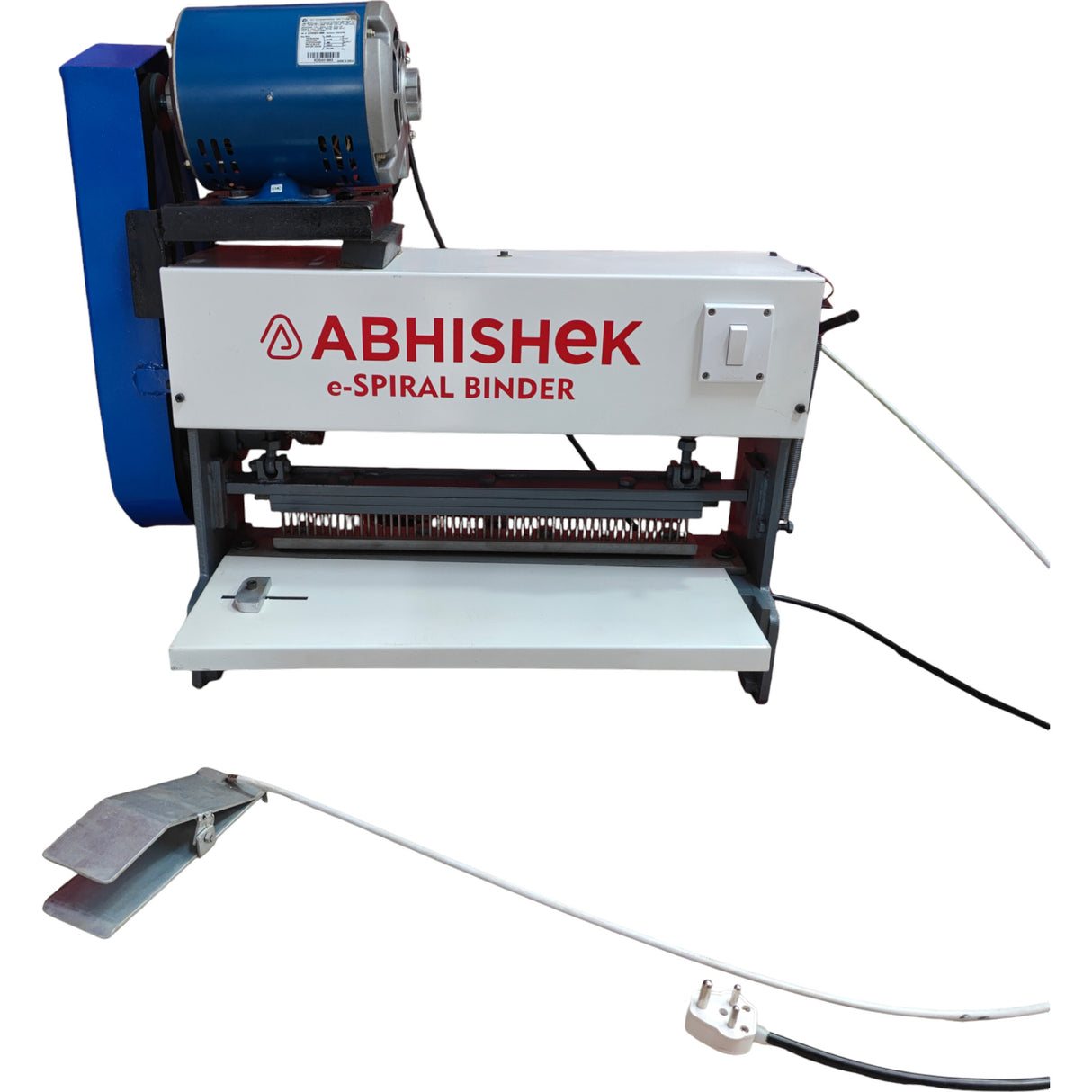 A3 4mm Electric Spiral Binding Machine constructing real estate portfolios for property management agencies.