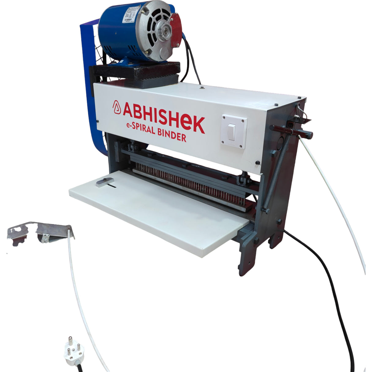 A3 4mm Electric Spiral Binding Machine assembling legal case files for law firm archives.