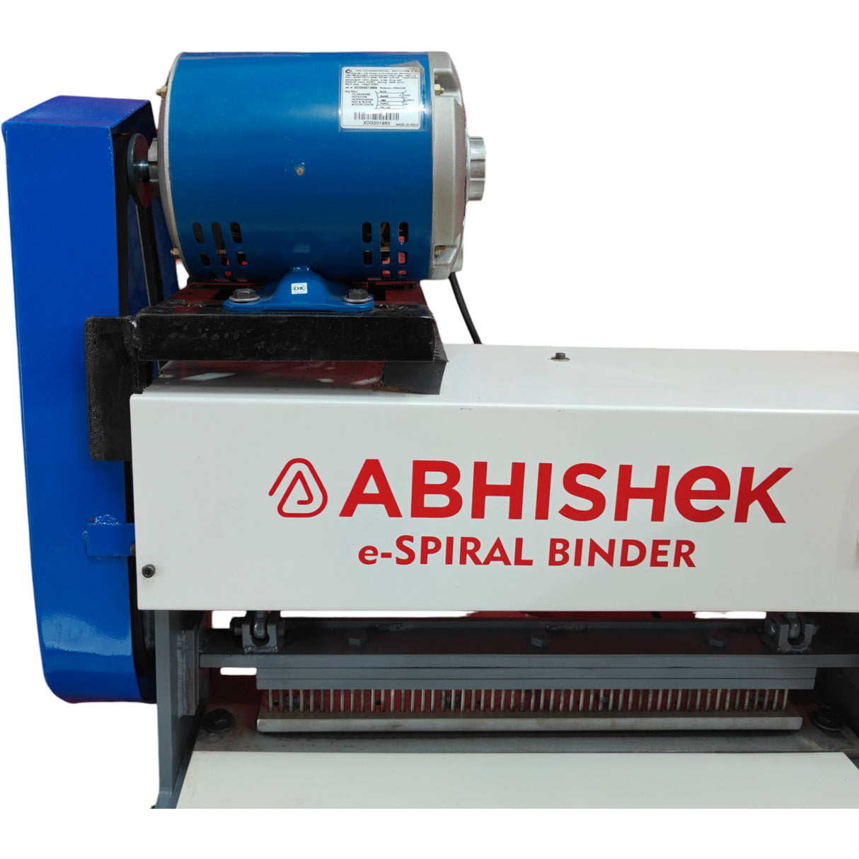 A3 4mm Electric Spiral Binding Machine wrapping up seminar workbooks for corporate event planners.