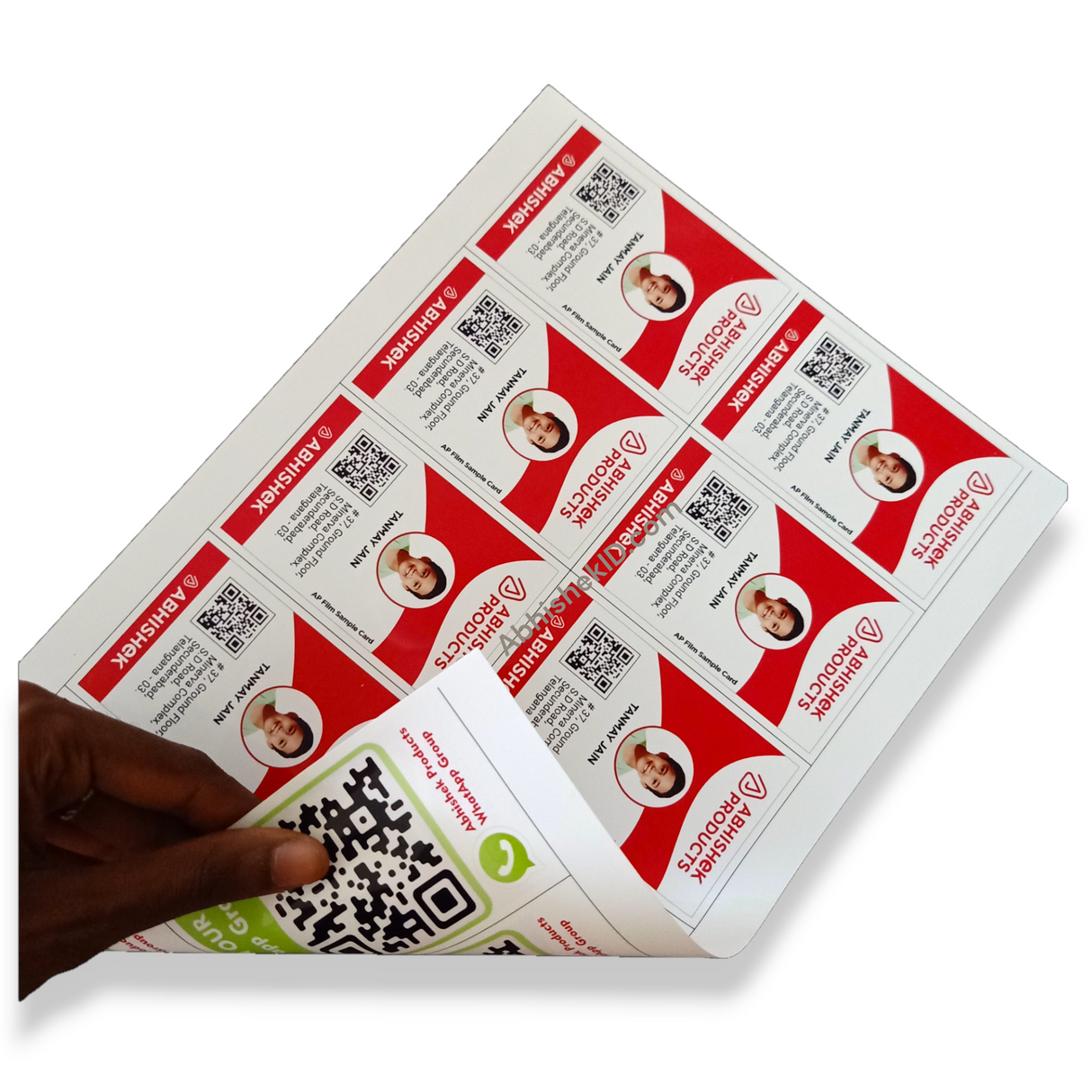 A4 180 Mic ID Card AP Film material for corporate event VIP pass printing