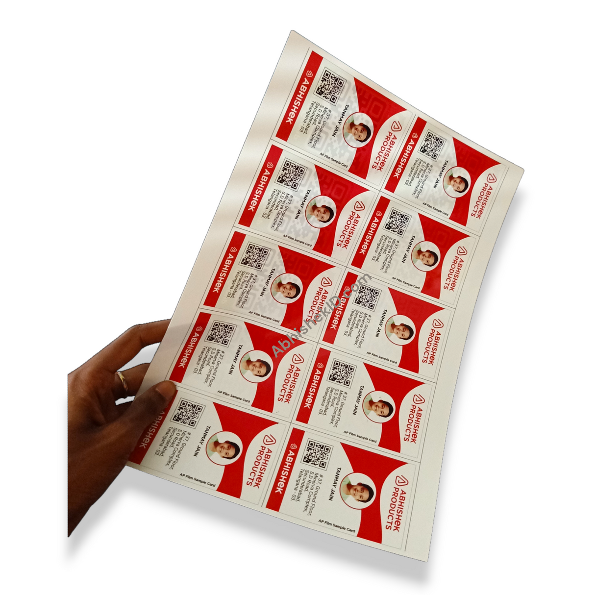 A4 180 Mic ID Card AP Film stock for commercial access control card manufacturing