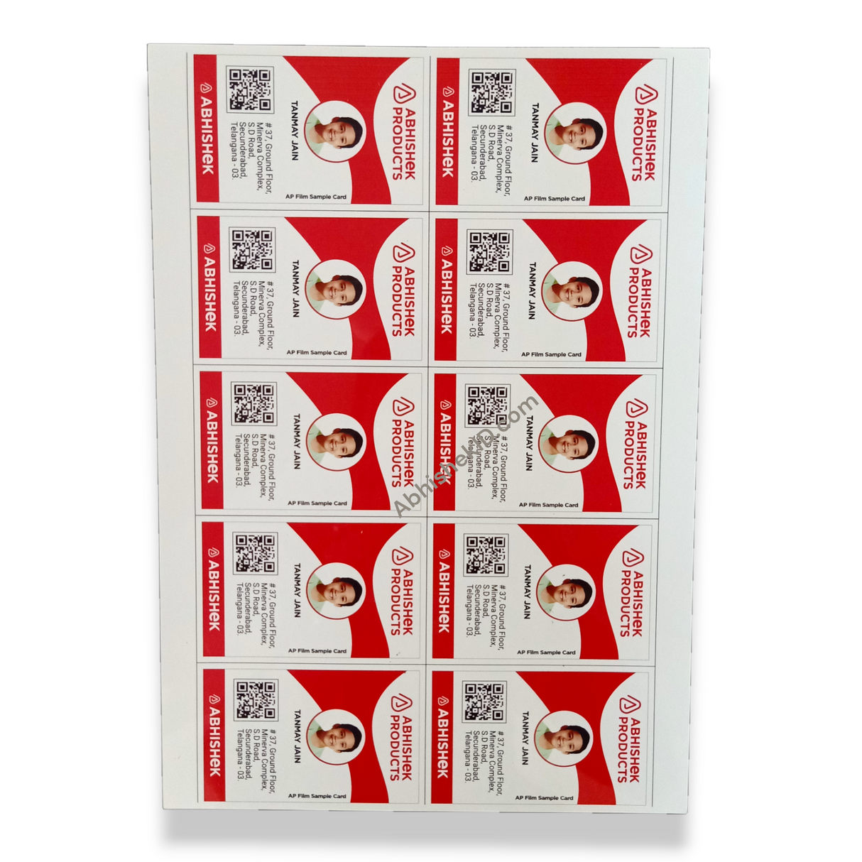 A4 180 Mic ID Card AP Film media for membership card printing services