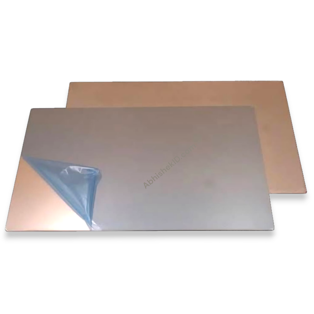 Stainless steel A4 Matt Fusing Plate for commercial PVC ID card lamination machine operation