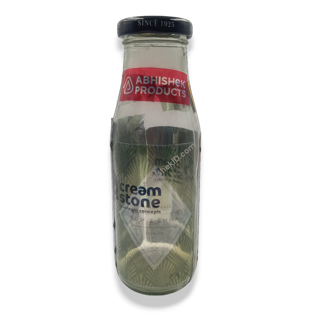 A4 Transparent Rainbow Promojet Sticker for beverage bottle customization and event planning promotional print items.