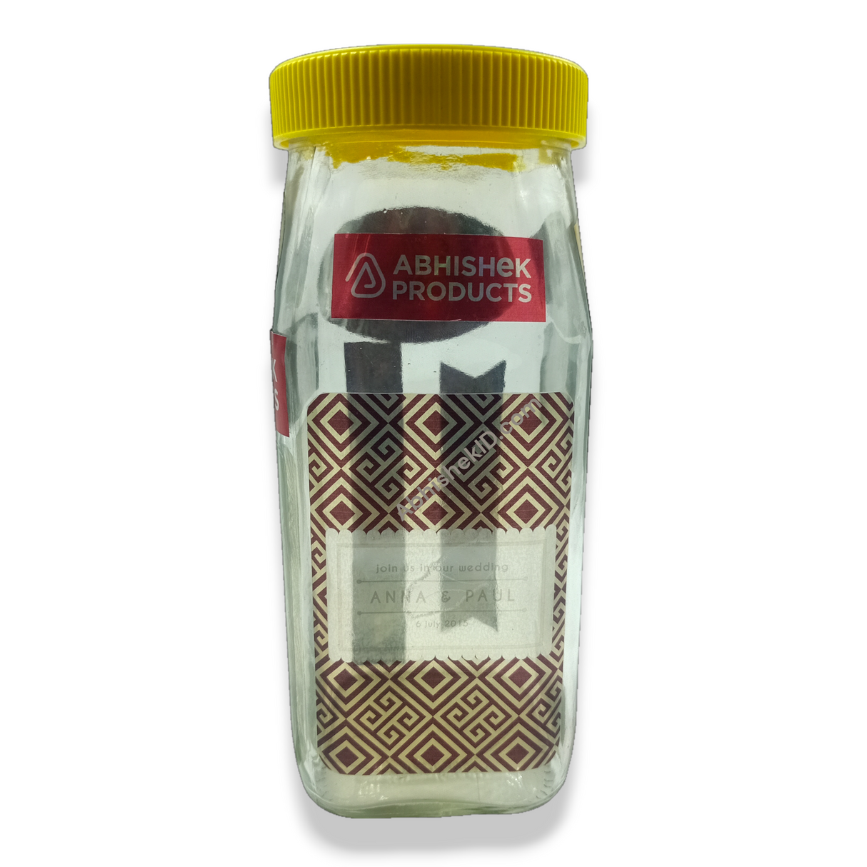 A4 Transparent Rainbow Promojet Sticker for perfume box labeling and luxury goods adhesive branding tags.