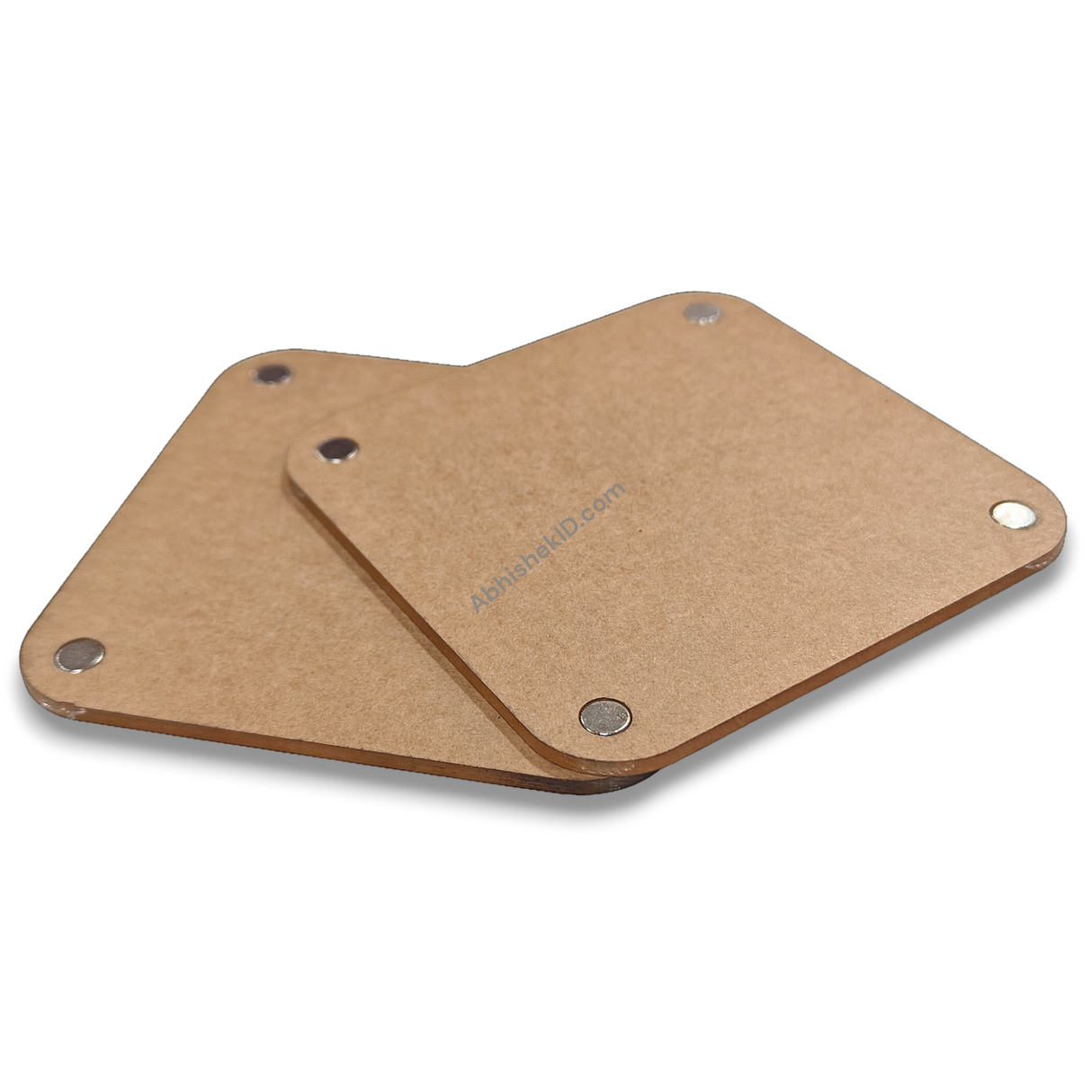 Acrylic Magnet 7x7 cm Photo Frames securing custom inserts for corporate gifting solutions.
