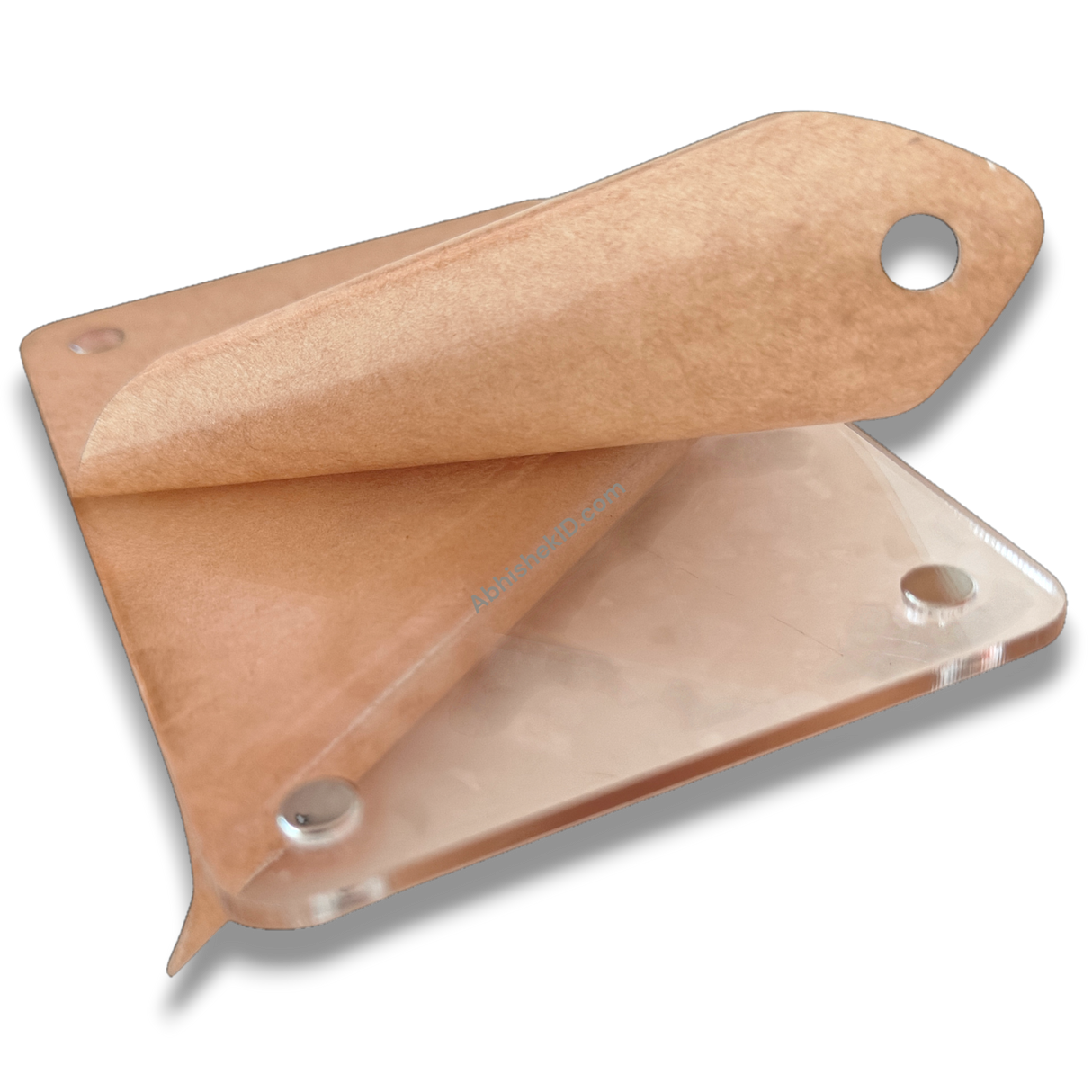 Rectangle Fridge Magnet Frames protecting unprinted cards for commercial magnet production facilities.