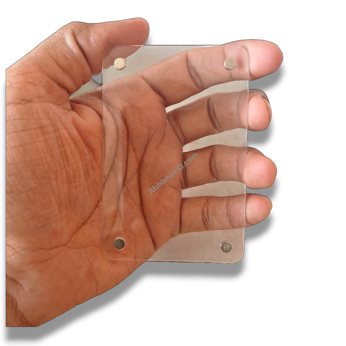 Rectangle Fridge Magnet Frames staging custom artwork for business branding solutions.