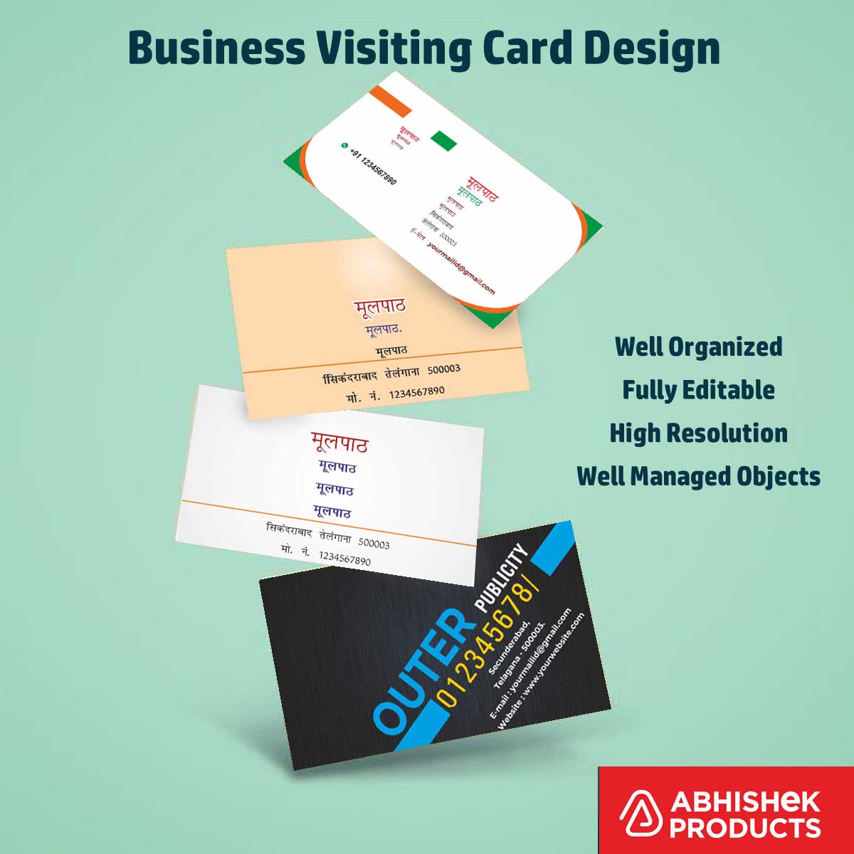 100 CDR v11 Visiting Card Templates for athletic gear distributors creating B2B networking materials.