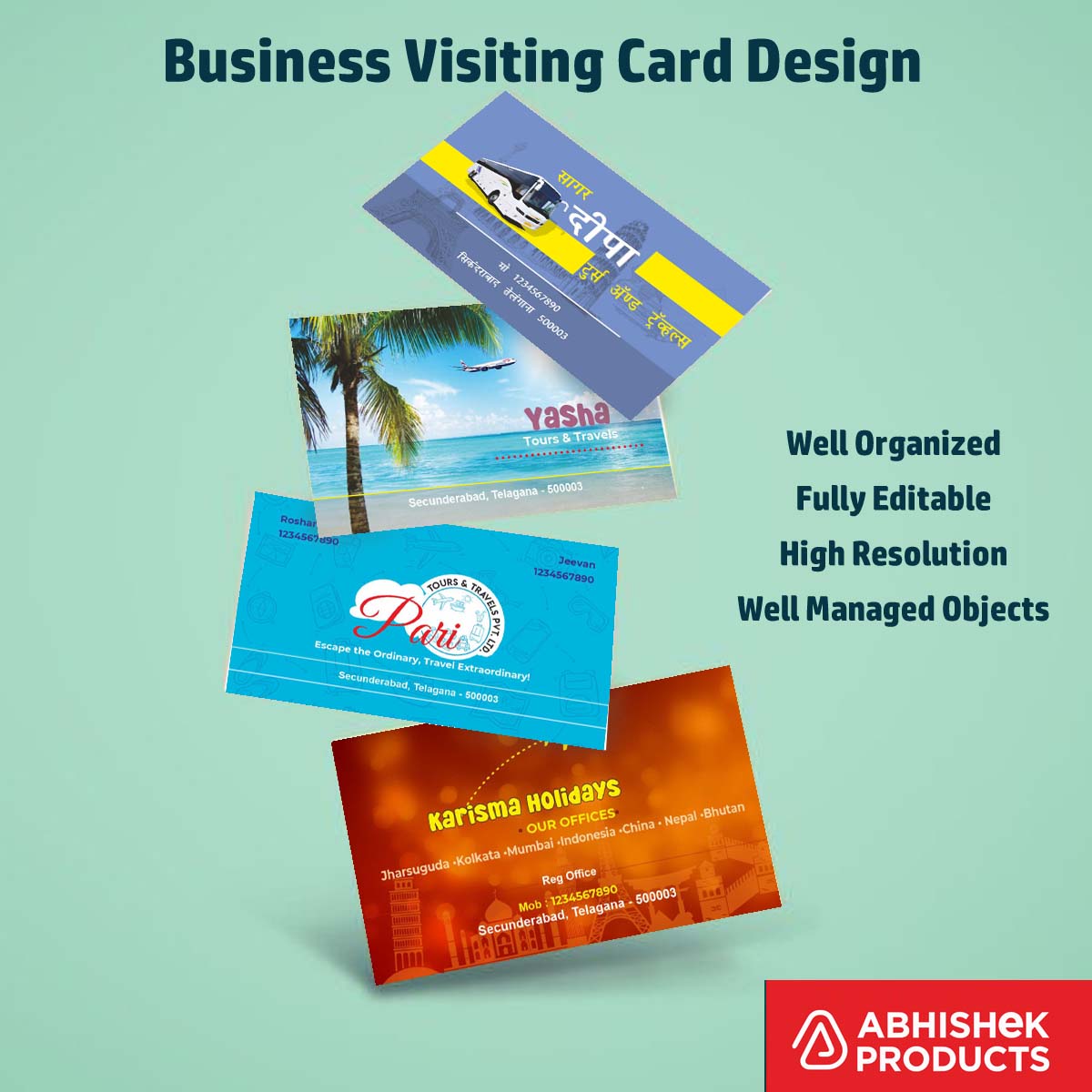 100 CDR v11 Visiting Card Templates for billiard club business owners and event sponsors.