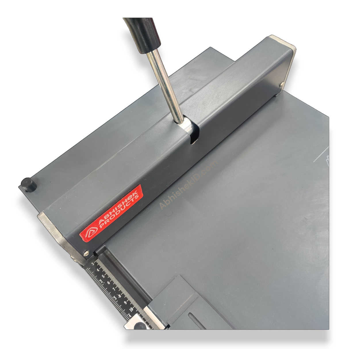 2-in-1 Manual Paper Creasing and Perforation Machine for A4 document finishing in commercial binderies.