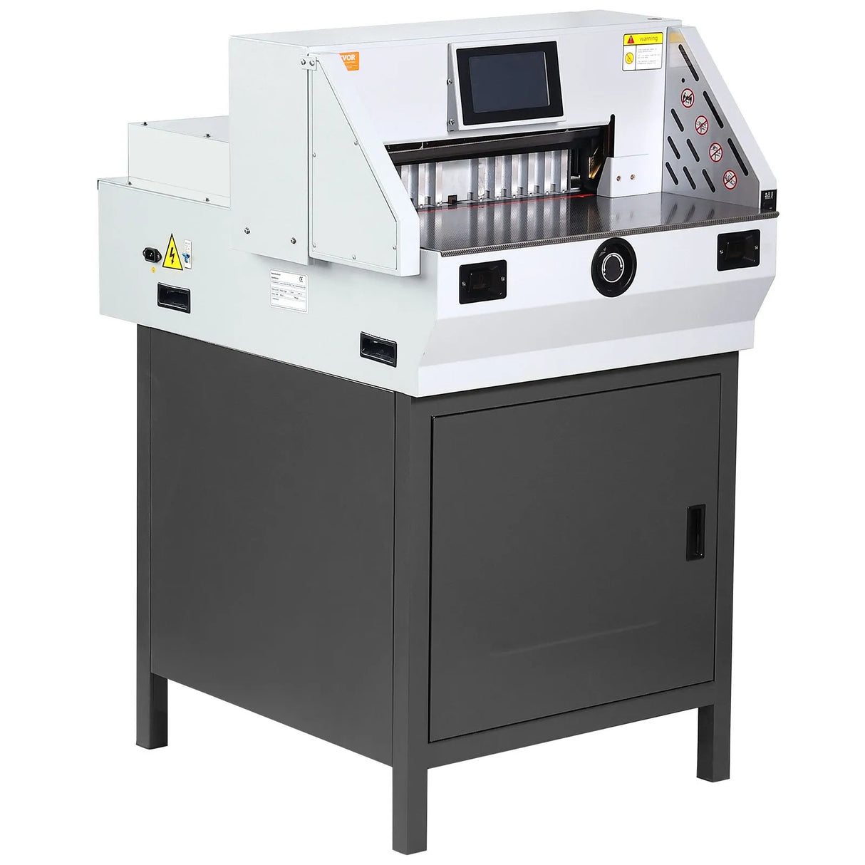 490mm E490T Heavy Duty Guillotine for heavy cardstock separation and automated industrial paper finishing workflows.