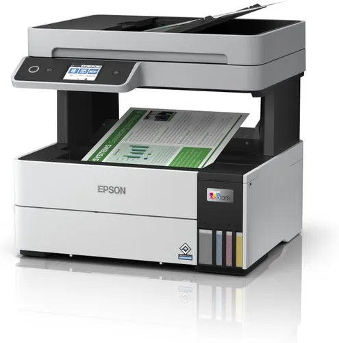 Epson EcoTank L6460 A4 Ink Tank Printer handling high-volume document workflows for commercial office use.